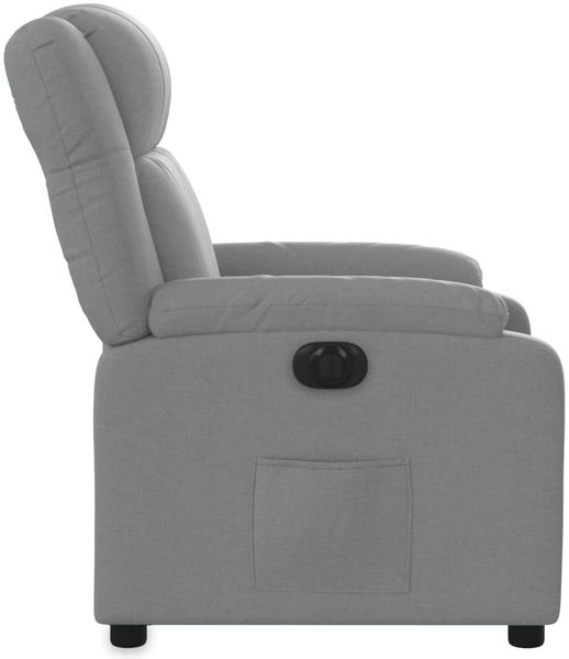 vidaXL Relaxsessel Elektrisch Hellgrau Stoff 3205178 Bild 10