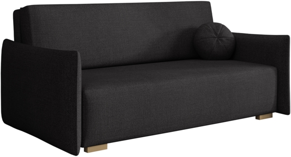 Sofa Viva Glov IV mit Schlaffunktion, 3 Sitzer Schlafsofa mit Bettkasten (Farbe: Soul 20)