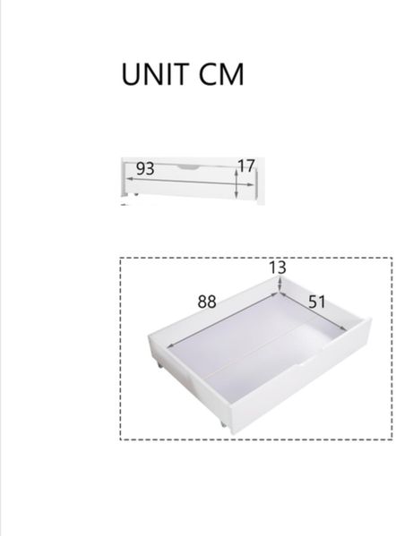 Hausbett 207×97×174 cm – Einzel-/Tagesbett mit 2 Schubladen und Doppelfenster, Massivholz (Kiefer+MDF), Weiß, stabile Konstruktion Bild 8