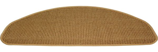 Dekowe Stufenmatte Mara S2, halbrund, Höhe: 5 mm, 100% Sisal, große Farbauswahl, selbstklebend, auch als Set 15 Stück