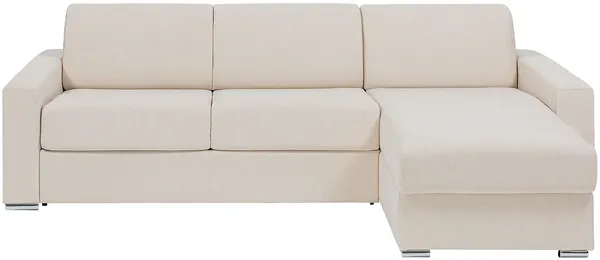 Vente-unique - CALITO Sofa Stoff Beige - B 223 cm152 cm x H 93 cm x L 298 cm