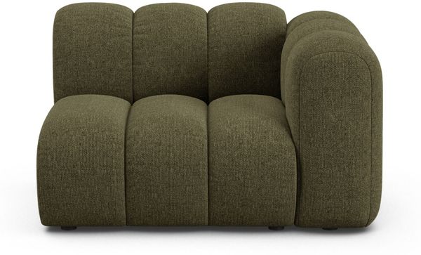 Micadoni Modul Lupine 1-Sitzer Rechts Chenille Eden Grün
