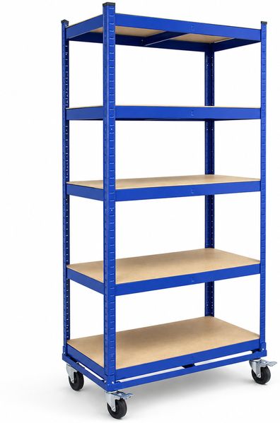 Etagenwagen 195x90x45 cm750kg 5 Ebenen Transportwagen Magazinwagen Kommissionierregal