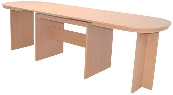 Kulissentisch "Passau" 135-255 cm breit, buche natur