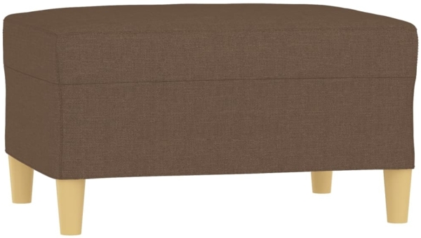 vidaXL Fußhocker Braun 70 x 55 x 41 cm Stoff [349274]
