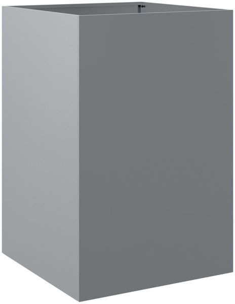vidaXL Pflanzkübel Silbern 52x48x75 cm Verzinkter Stahl 841588 Bild 7