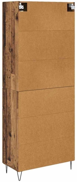 vidaXL Highboard Altholz 69,5 x 34 x 180 cm Holzwerkstoff 3402699 Bild 9