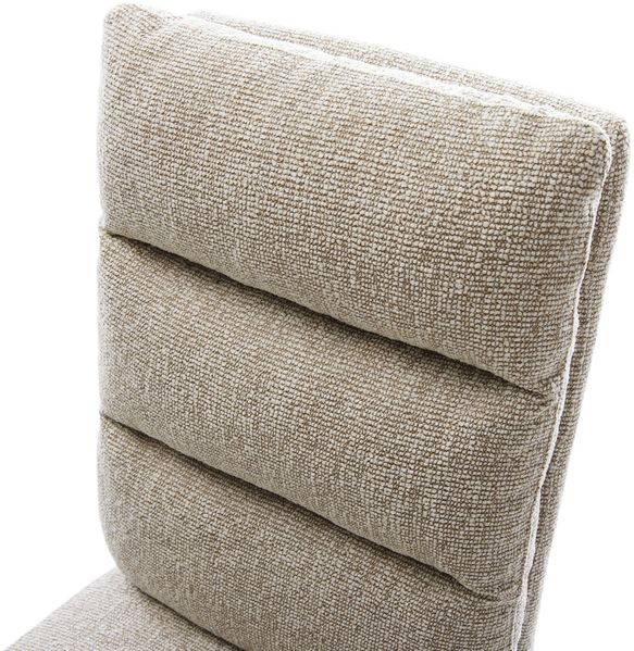 Freischwinger Pela-Flex Webstoff Soft Beige Freischwinger flach Effektfinish Titan Taschenfederkern Bild 4