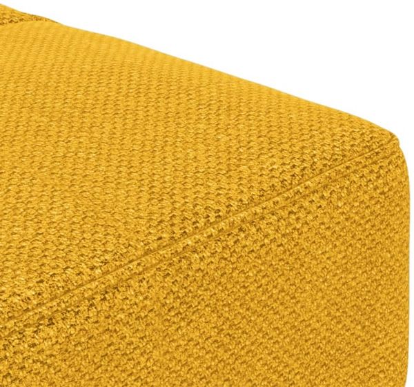 vidaXL Schlafsofa 2-Sitzer mit 2 Kissen Gelb Stoff 375797 Bild 9