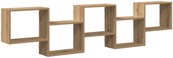 vidaXL Würfelregal 5 Fächer Artisan-Eiche Holzwerkstoff 860003