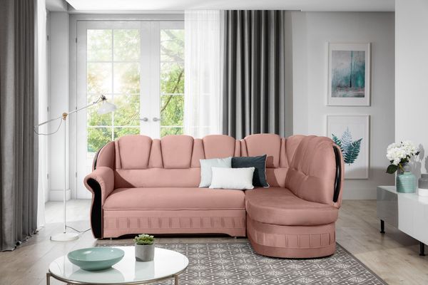 Wohnideebilder Lord Rosa Ecksofas & Eckcouches L_075