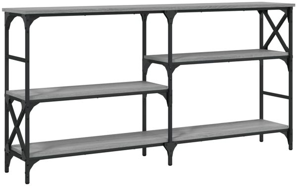 Konsolentisch, Beistelltisch, Konsole Grau Sonoma 150x29x76,5 cm Holzwerkstoff