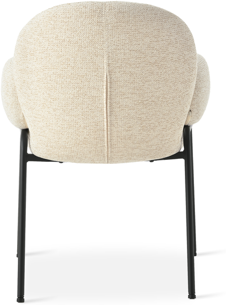 GOEURVANT 1235 Esszimmerstühle 6er-Set, Polsterstühle, Webstoff - Beige Bild 8