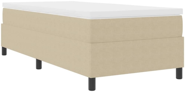 vidaXL Boxspringbett Grau-Grün 100 x 200 cm Cordstoff 3337396 Bild 2