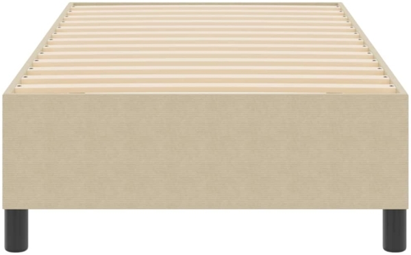 vidaXL Boxspringbett Grau-Grün 100 x 200 cm Cordstoff 3337396 Bild 4