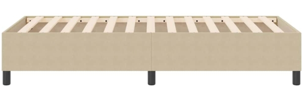 vidaXL Boxspringbett Grau-Grün 100 x 200 cm Cordstoff 3337396 Bild 5