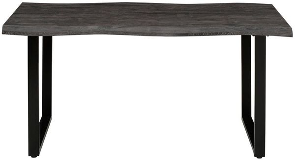 HELA Esstisch GISELLE Baumkantentisch, Küchentisch, TOPSELLER! OTTOs Choice, Kufengestell Metall, Industrial Design, 140 - 200 cm Breite, 2 Farben