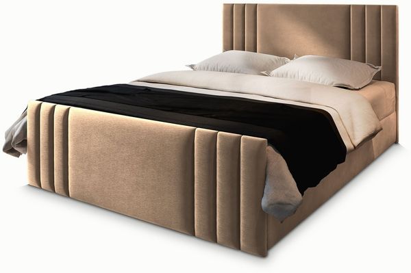 Masseno Boxbett KANES 180x200 cm mit Bonell Matratze und Topper