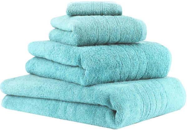 Betz Handtuch Set 4-TLG. Handtuch-Set Deluxe Farbe türkis, 100% Baumwolle (Set, 4-St) Bild 1