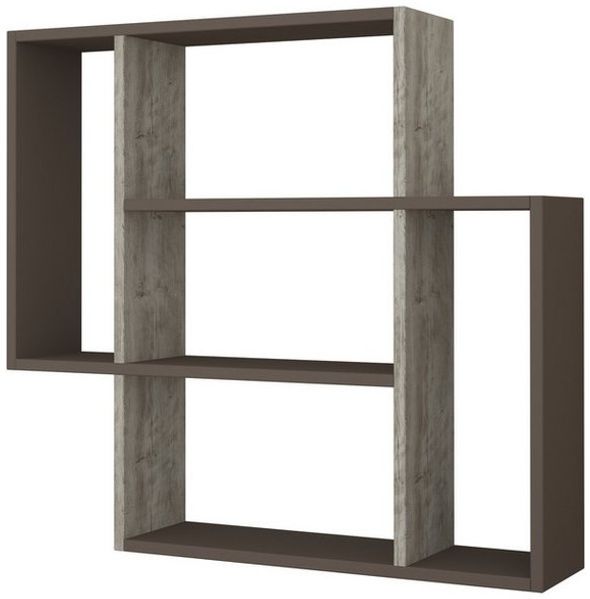 Decortie Wandregal Mito, Modernes Wandregal, Schwebendes Regal, 89 x 19,6 x 80,4 cm