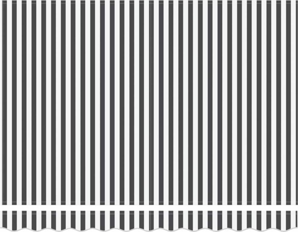 vidaXL Einziehbare Markise Anthrazit und Weiß 300x250 cm Stoff 3329959 Bild 5