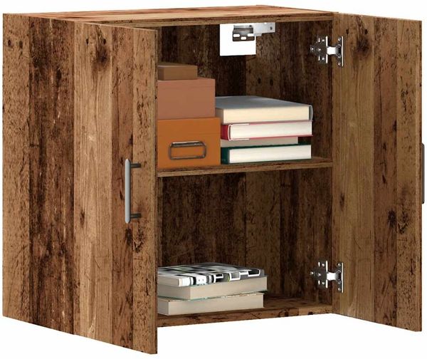 vidaXL Wandschrank Altholz-Optik 60x31x60 cm Holzwerkstoff 857304
