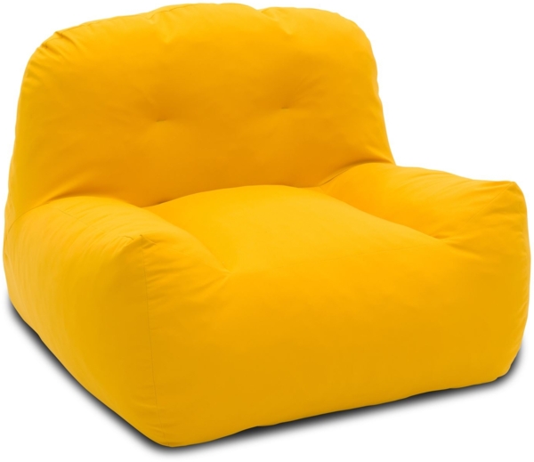 Gartenlounge Sessel Branizlawa 103x71x102 mit Outdoorbezug in gelb