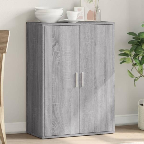 vidaXL Highboard Grau Sonoma 60 x 31 x 84 cm Holzwerkstoff