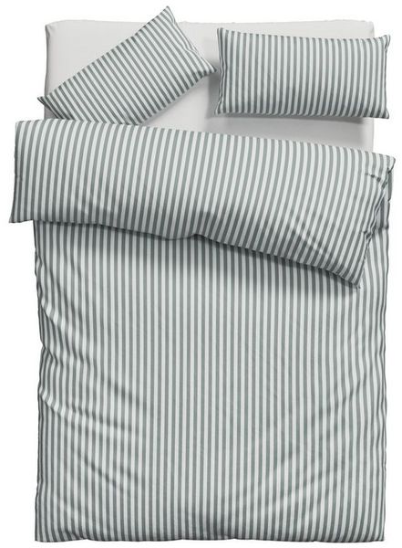 LeGer Home by Lena Gercke Bettwäsche Linnea, Renforcé, 2 teilig, aus 100% Baumwolle, Streifendesign