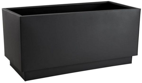 VIVANNO Pflanzkübel Zink MAXI Kasten - Anthrazit Matt (1 St), 80 x 37 x 37 cm