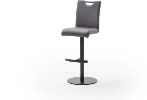 Barstuhl Alesi - Grau / Schwarz
