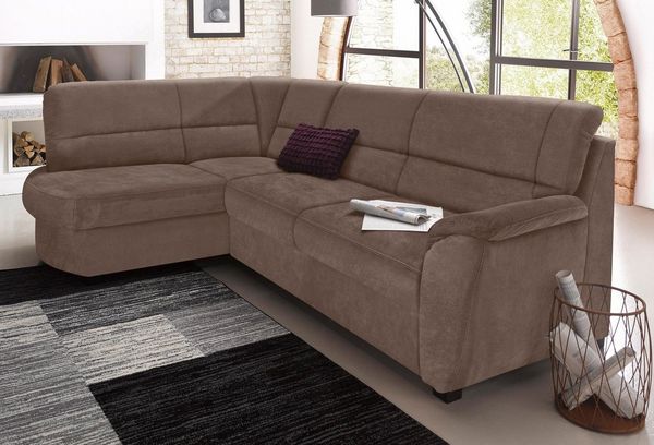sit&more Ecksofa Pandora L-Form, wahlweise mit Bettfunktion und Bettkasten