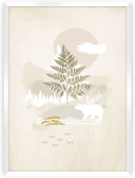 Dekoria Poster Beige Abstract II