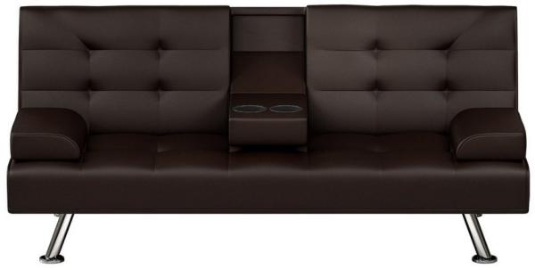 HTI-Living 2-Sitzer Sofa mit Schlaffunktion Marwan, Stück 1 Teile, Klappsofa mit Getränkehalter