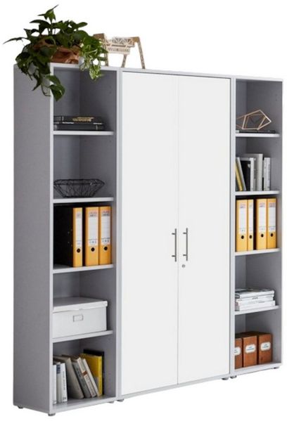 moebel-dich-auf Aktenschrank OFFICE EDITION (Set 3, abschließbar, Metallgriffe) Made in Germany