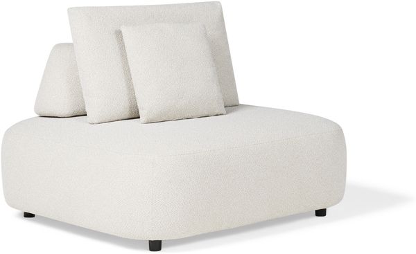 SUNS BLOCCHI Einsitzer Outdoor Sofa Weiß/Grau