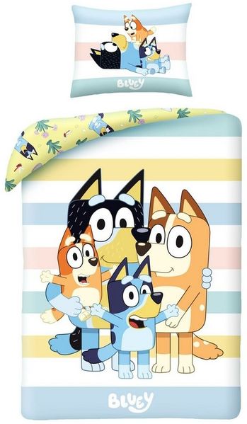 Bluey Kinderbettwäsche Bluey Kinderbettwäsche 140x200 cm