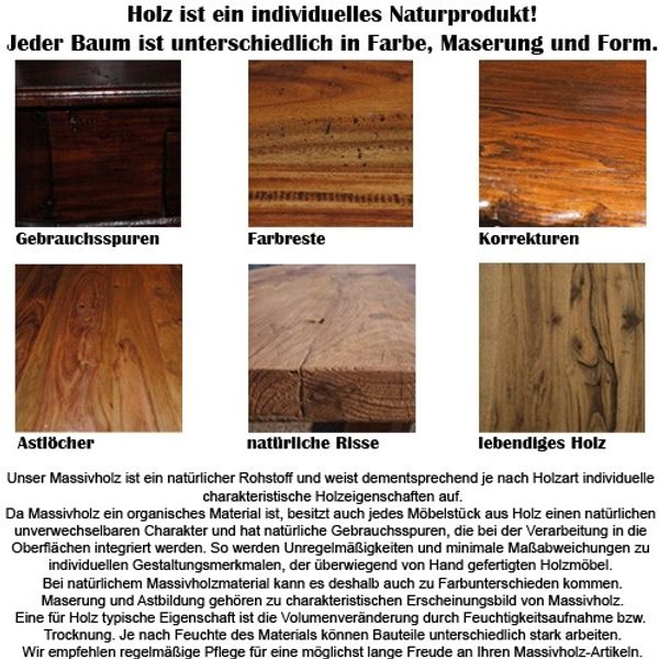 Handgefertigter Teak Couchtisch SEASIDE 60x60 cm Unikat Wohnzimmertisch Bild 10