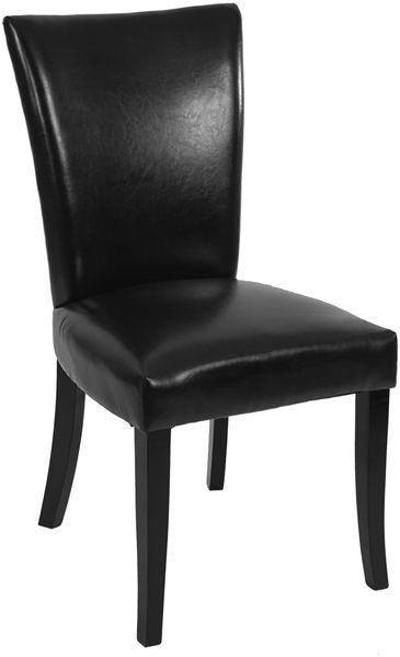 6er-Set Esszimmerstuhl Chesterfield, Stuhl Küchenstuhl, Nieten FSC®-zertifiziert ~ Kunstleder, schwarz, dunkle Beine Bild 2