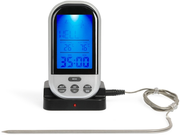 LIVOO Grillthermometer Thermometer Kochthermometer digital kabellos GS68