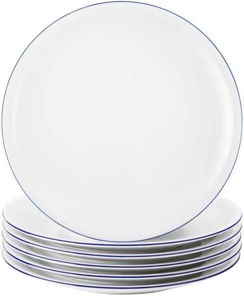 Seltmann Weiden Compact Blaurand Speiseteller ø 27 cm 6er Set