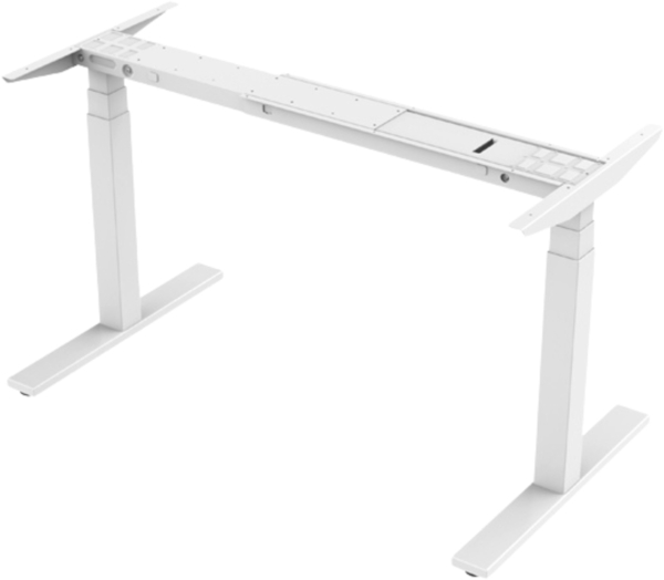 Bisley höhenverstellbarer Schreibtisch Gestell, E-WonderTech in weiß, elektrisch höhenverstellbar mit Memory-Steuerung - Schreibtischgestell für Schreibtisch höhenverstellbar, EWT08G-396