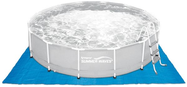 Summer Waves Bodenfolie | Untergrund für Pool, 269x269 cm