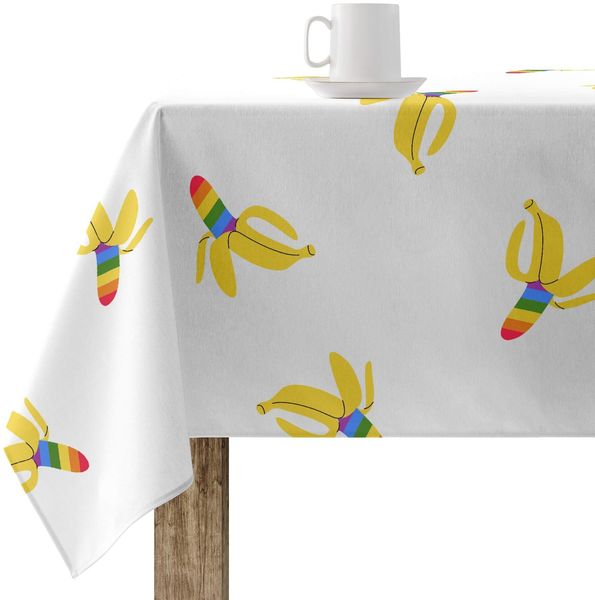 Belum Tischdecke aus Kunstharz, schmutzabweisend, Maße: 300x140 cm, Stoff: 100% Baumwolle, harzbeschichtet, schmutzabweisend, 300 g, Modell: Pride 81