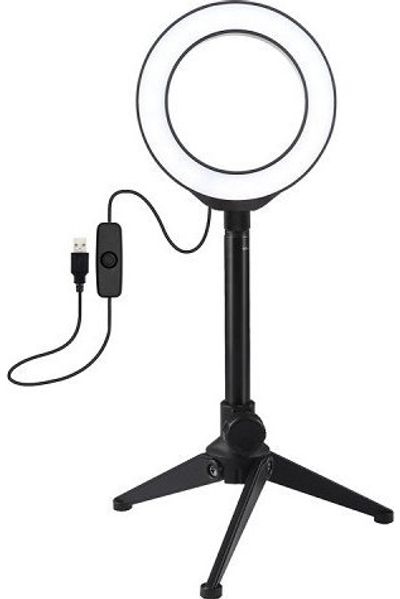 Puluz Ring-LED-Lampe 12 cm mit Tripod-Tischständer