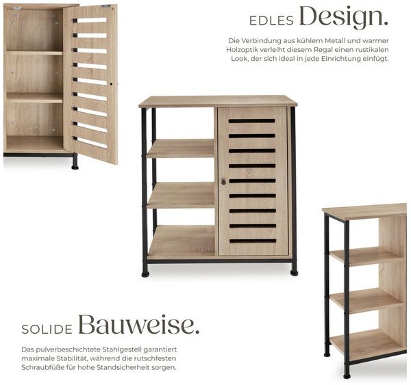 tectake Highboard Sideboard, Industrial Style Bild 3