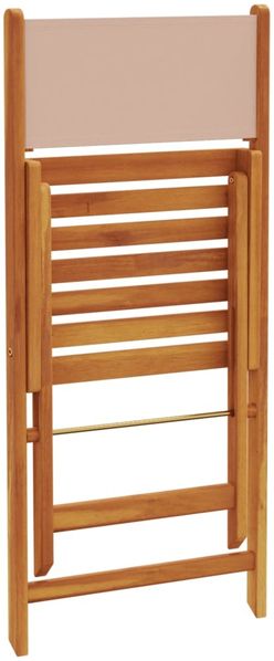 vidaXL Bistrostühle 2 Stk. Taupe Massivholz Akazie & Stoff 367683 Bild 8