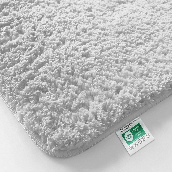 Floordirekt Badematte Sky Extra weich & saugstark, Fußbodenheizung geeignet, Hochflor, Höhe 30 mm, Rutschhemmende Rückseite, Waschmaschinen & Trockner geeignet, Polyester, Rechteckig, ohne Ausfransen dank gekettelten Rändern, Trittschalldämmend