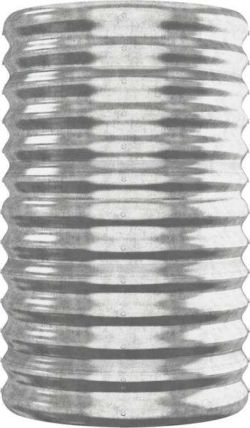 vidaXL Hochbeet Verzinkter Stahl 260x40x68 cm Silbern 318907 Bild 3