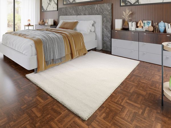 OCI DIE TEPPICHMARKE Teppich NEW VILLA MELANGE, auch als Läufer, rechteckig, Höhe: 20 mm, dicht maschinell gewebt, strapazierfähig, uni, alle Wohnräume